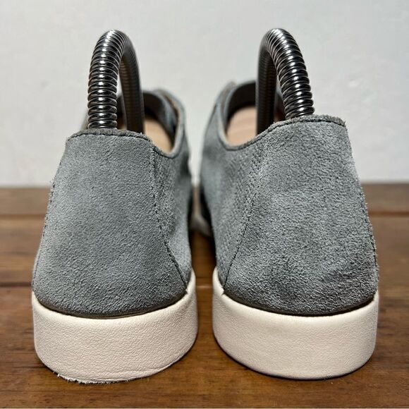 Born Passi Preforated Suede Blue Derby Shoes 7 - Picture 4 of 9